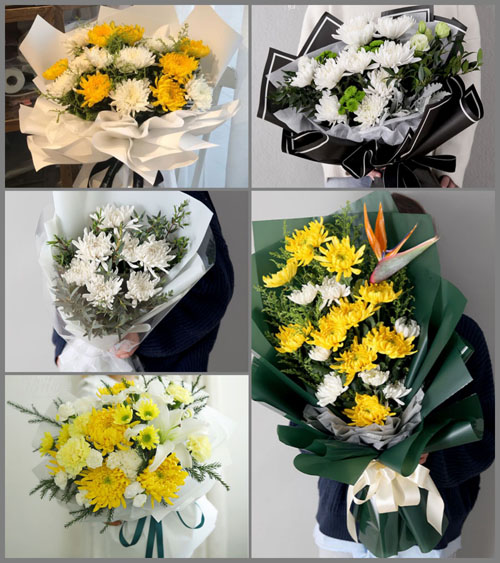 广东汕尾市陆丰市碣石镇水朝社区白事花束代送